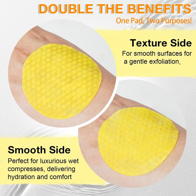 Kojic Acid & Turmeric Cleansing Pads, 2 Boxes Natural Ingredients Skin-friendly Plant-based Cleansing Pads, Skin Care Products for Women & Men