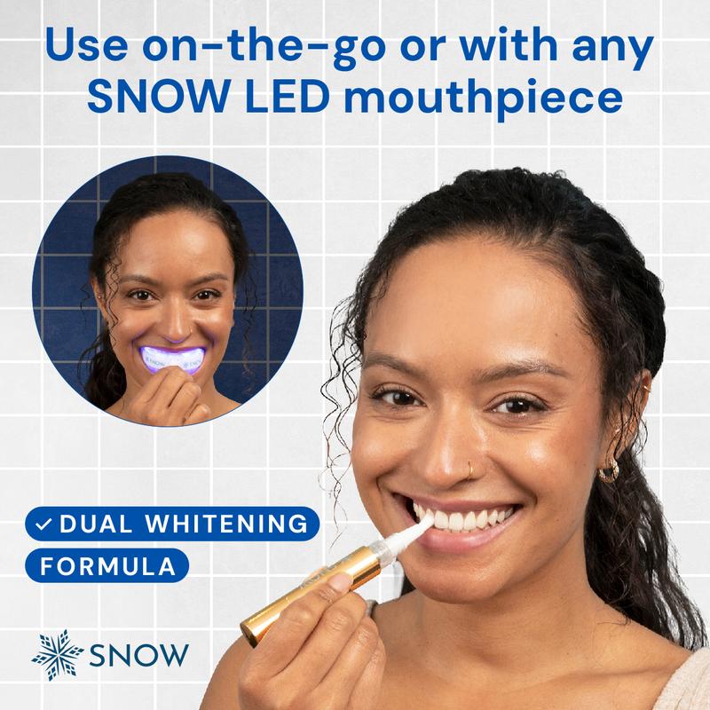 Snow Extra-Strength Teeth Whitening Serum | Oral Care Teeth Whitener Pen | Whitening Pen for Stain Removal & Whiter Teeth