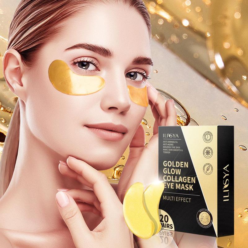 Collagen Hydrate Eye Mask, Hydrating Eye Care Mask for Dark Circles, Puffiness, Under Eye Bags, Moisturizing Eye Mask for Women & Men, Comfort Eye Moisturizer