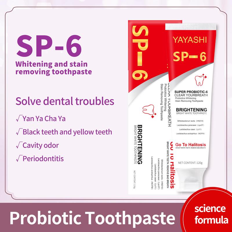 YAYASHI SP-6 ultra toothpaste probiotics,sp6 ultra toothpaste probiotics,pasta de dientes blanqueadora,sp-6 probiotic toothpaste,SP-6 Toothpaste Oral Health Management,SP-6toothpaste,trending toothpaste,healthy toothpaste oral health