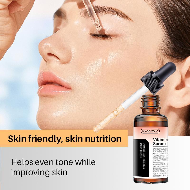 Vitamin C Facial Serum, 3 Counts Moisturizing Skin Care Serum, Hydrating Nourishing Skin Care Product for Women & Men