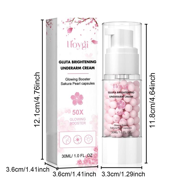 Sakura Brightening Underarm Cream, Moisturizing Body Cream, Hydrating Body Cream for Women & Men, Body Care Product for Daily Use