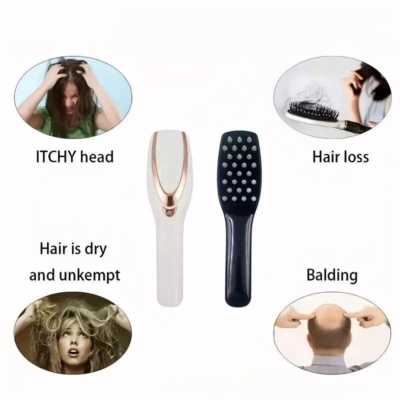 christmas 2024 ornament Electric Head Massage Comb Comfort Head Scalp Massage Tool, All season essential Body Care Scalp Care Massage Brush.