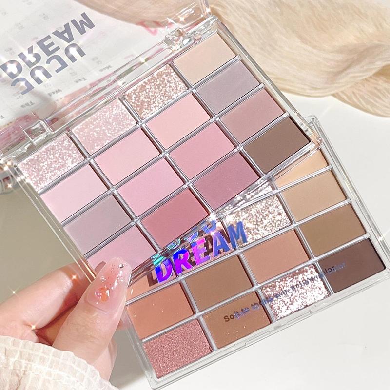 16 Color Eyeshadow Palette, 1 Count Matte & Glitter Eye Shadows Palette, Long Lasting Shimmering Eye Shadow Makeup Products