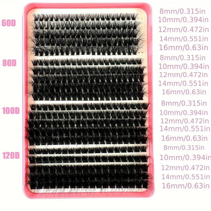 Mixed Length Individual False Eyelashes, 400pcs box Natural Look Eyelash Extensions, Self Grafting Curl Eyelashes, Eye Makeup Enhancement False Eyelashes