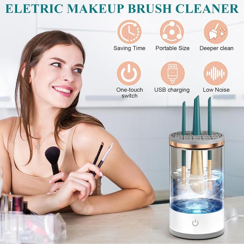 [best seller]LIP LINER STAY-N - Electric Makeup Brush Cleaner, Automatic Brush Washer, Makeup Brush Cleaning Machine, Makeup Tool Cleaner for Daily Use, great christmas gift for women