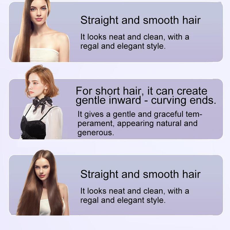 Hair Straightener, 1 Box LCD Display Hair Straightener & Curler, Hair Styling Comb, Hair Straightening Tool for Home & Salon Use