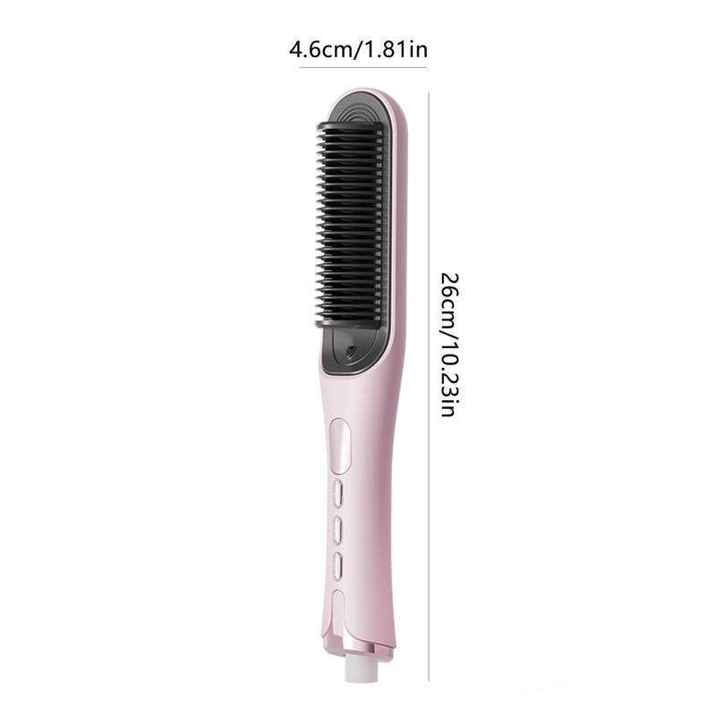 Hair Straightener, 1 Box LCD Display Hair Straightener & Curler, Hair Styling Comb, Hair Straightening Tool for Home & Salon Use