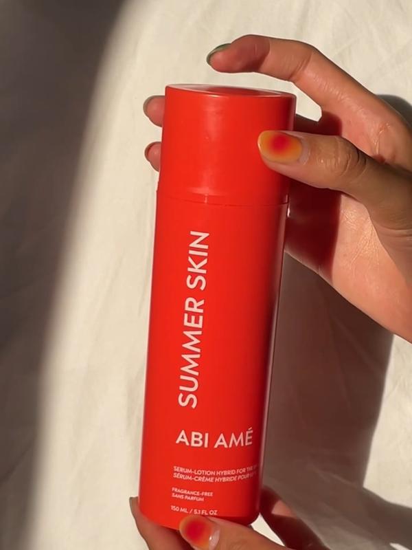 Summer Skin: hydrating body serum+lotion, lightweight body care