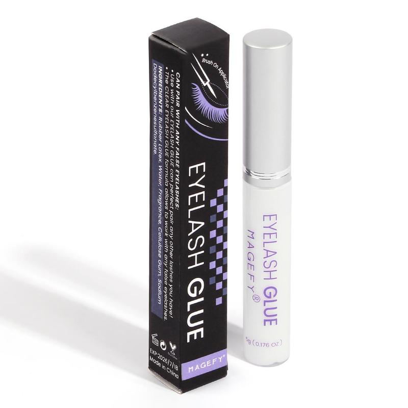 Long Lasting Eyelash Glue, Natural Lashes Glue, False Eyelashes Glue, False Eyelashes Quick-drying Glue, Eye Music Festival Christmas Makeup Accessories, Flawless Spring Cosmetic Gift, Summer Makeup Tool, Makeup Products, Lashes Glue, Lashes Clusters Glue