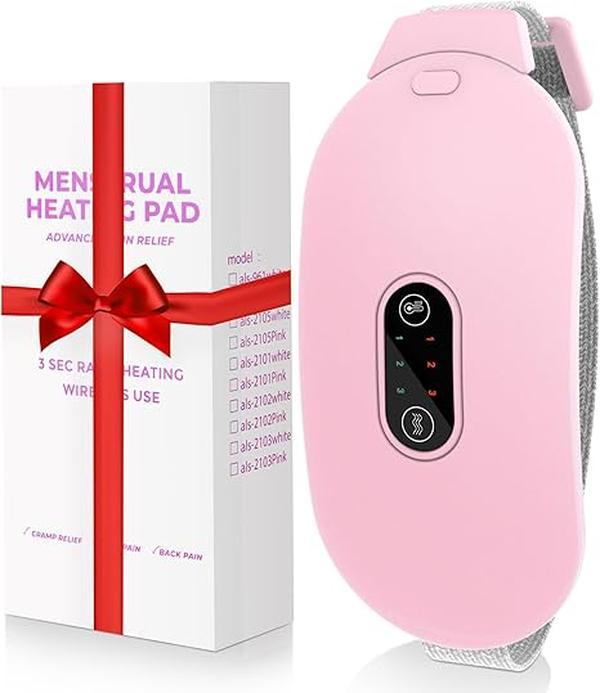 Menstrual heating pad cycle heating pad for cramps period cramps simulator hot massage heating pad wonderful gift for ladies and girls