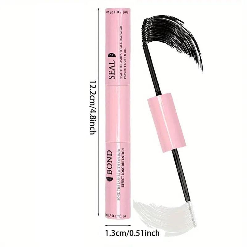 Long Lasting Eyelash Glue, 5 Counts set Waterproof Eyelash Extensions Glue, Professional Eye Makeup Tool for Women & Girls, Christmas Gift