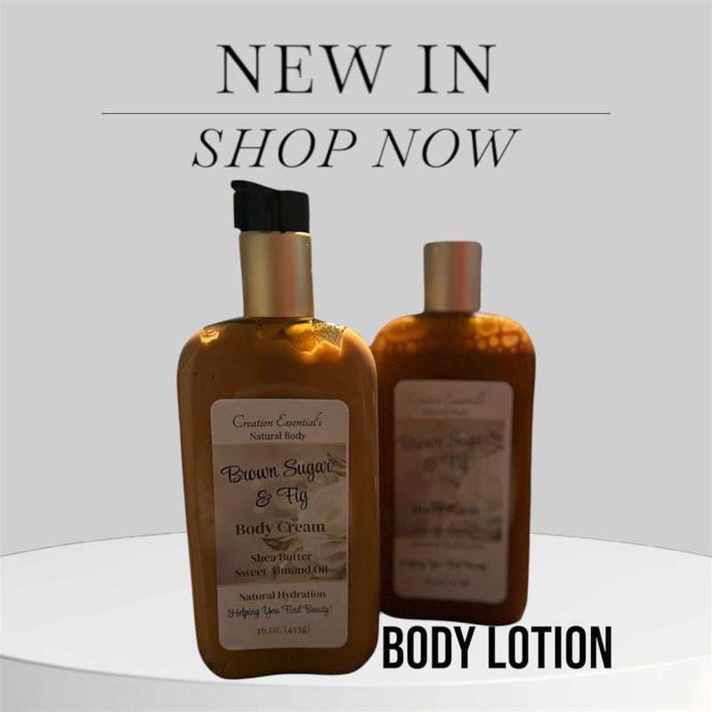 Brown Sugar & Fig with Cashmere Body Lotion for Deep Hydration & Nourishing Skin Body Care Moisture Moisturizing Daily