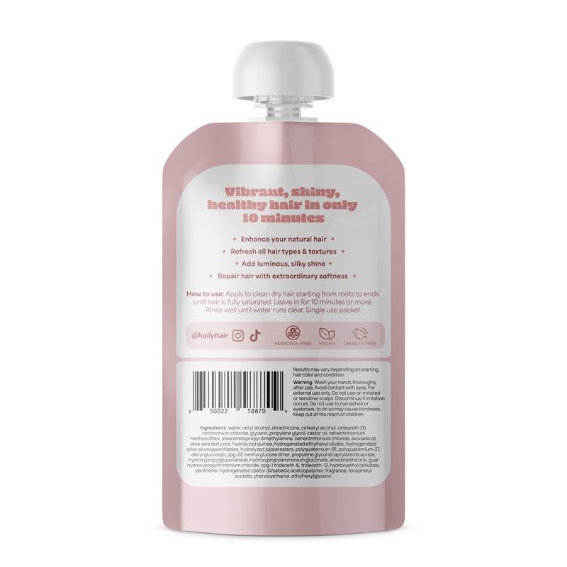 Girl Glaze - Sheer Clear Hair Mask - Single Use Pouch (1.5 FL OZ) - Long Lasting Shine for Up to 10 Washes Conditioner Haircare Conditioner Haircare