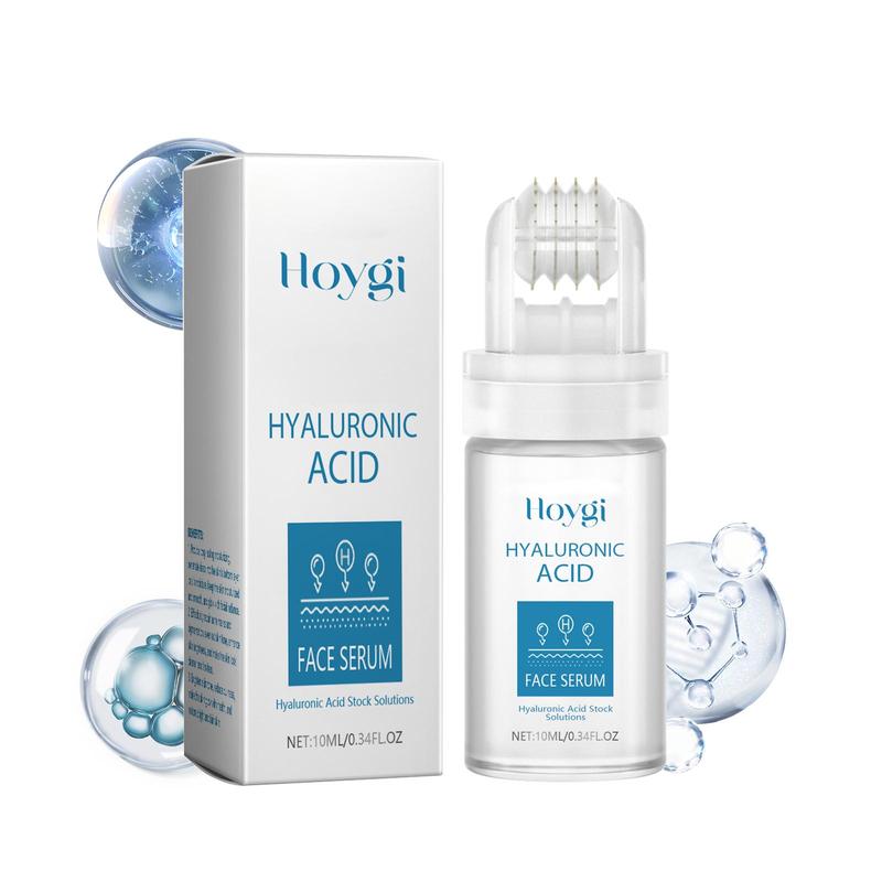 Hyaluronic Acid Microneedle Roller Serum, 3 Counts Moisturizing & Firming Facial Serum For Reducing The Look Or The Signs Of Aging