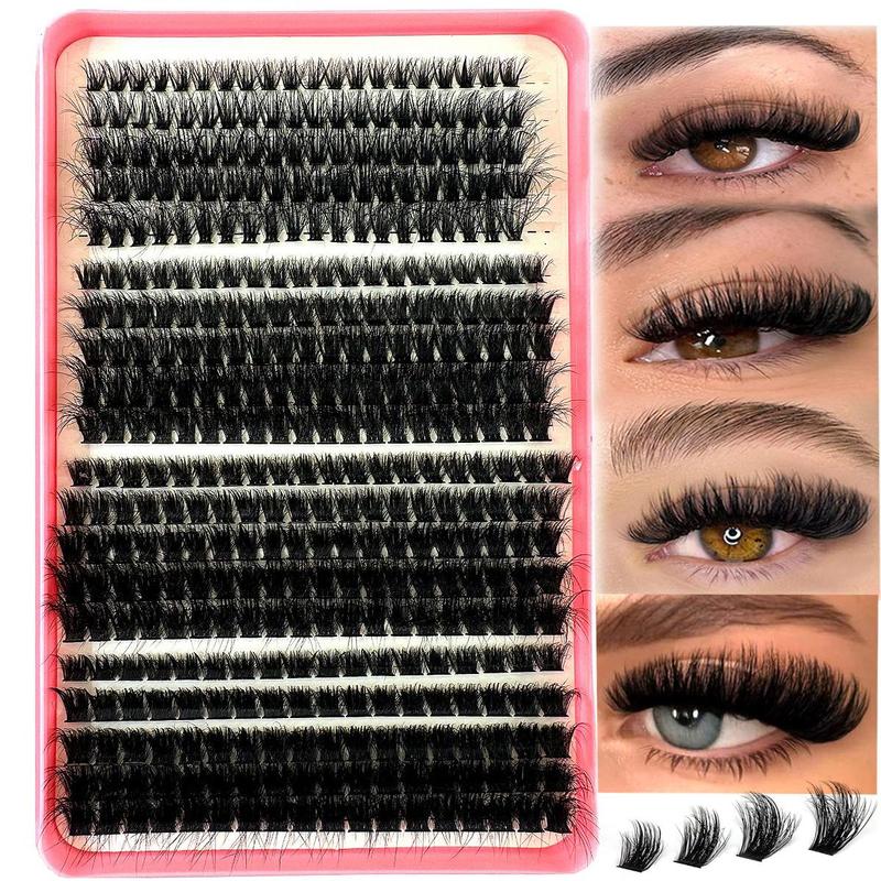 Mixed Length Individual False Eyelashes, 400pcs box Natural Look Eyelash Extensions, Self Grafting Curl Eyelashes, Eye Makeup Enhancement False Eyelashes