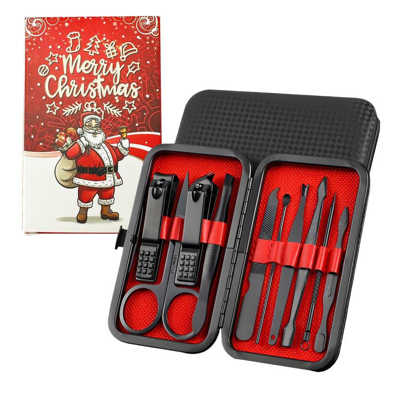 Manicure Set for Men, Stocking Stuffers for Adults, Teen Boy, Husband, Dad and Friends, Nail Clipper Grooming Kit Nail Care Daily christmas gift ideas