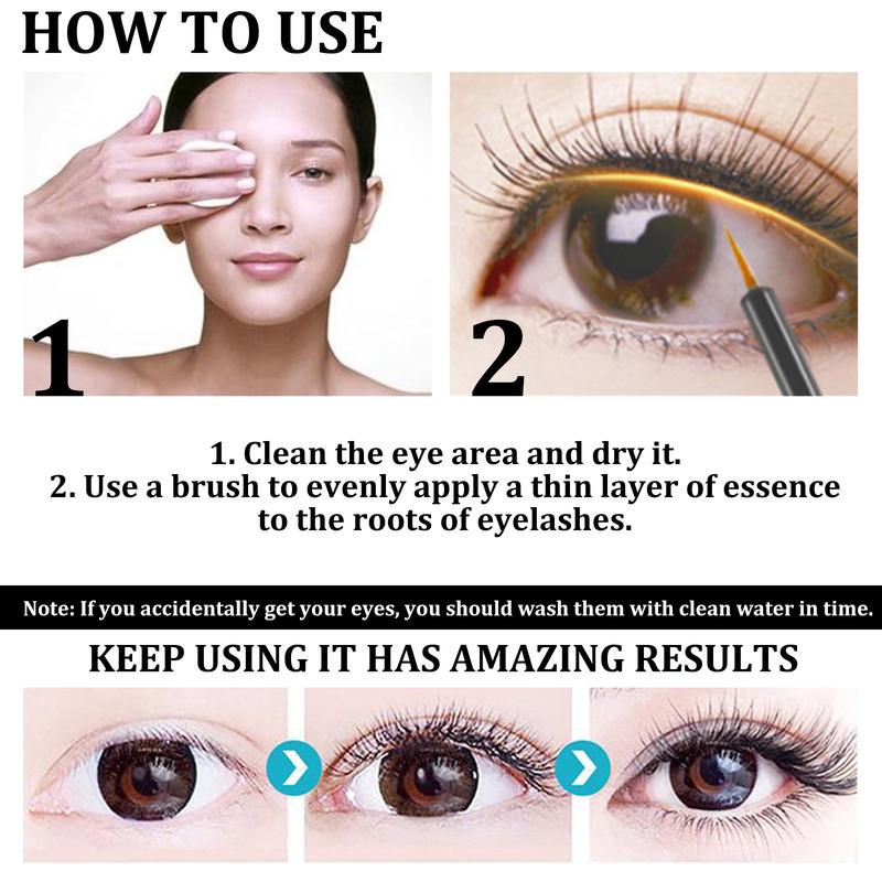 EELHOE Mascara Natural Long, Dark, Volumized Eyelashes Waterproof, non-smut-resistant Mascara