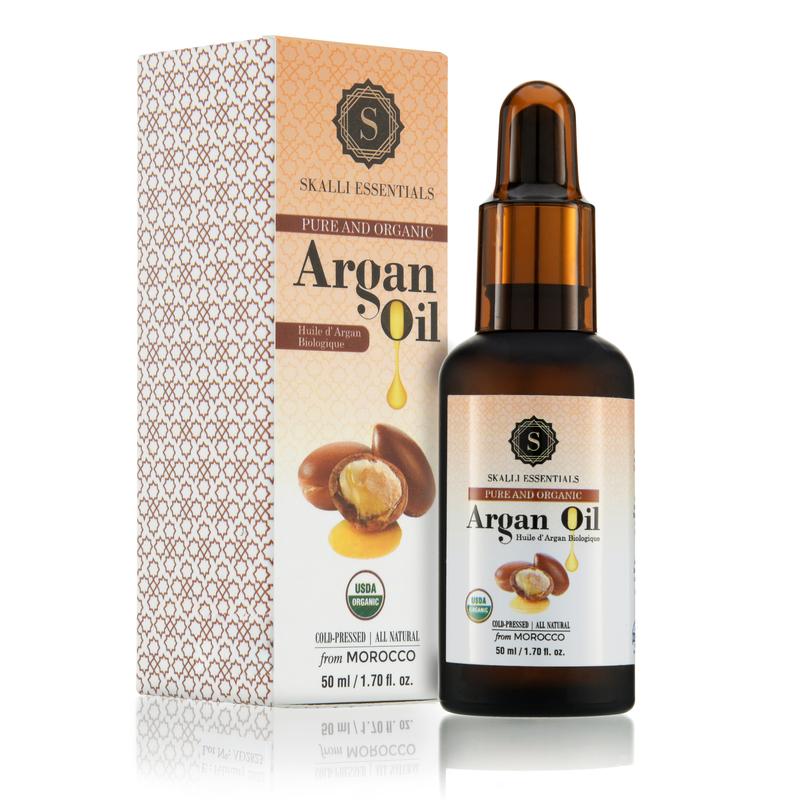 100% Pure USDA Organic Moroccan Argan Oil for Skin, Hair, Nails | Cold Pressed Serum Skincare