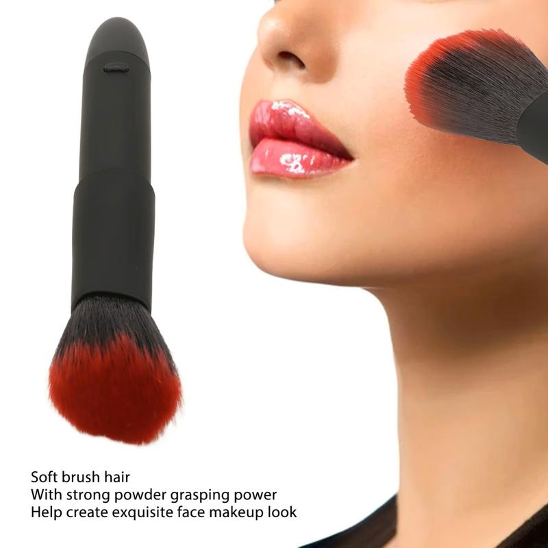 2024 Electric Makeup Brush 10 Gears Rechargeable Multifunctional Waterproof Blush Brush for Contouring, Highlight and Airbrush