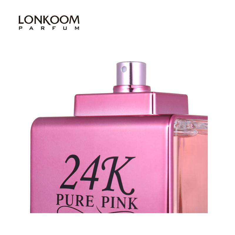 24k gold pink EDP 100ml perfume Sweet Vanilla Sweet Fruity Perfume Long Lasting 4-6 hours Perfume for Women & Men Sweet Fruity Original Authentic