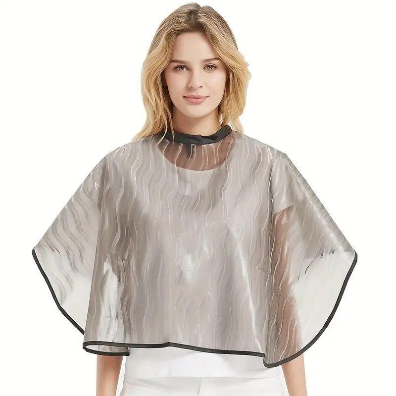 Hair Dyeing Cape, Unisex Waterproof Makeup Apron, Breathable Hairdressing Permed Shawl, Professional Hair Styling Tools for Salon & Barber Shop, Christmas Gift