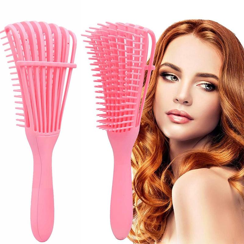 Detangling Hair Brush, Detangle Scalp Massage Wavy Styling Tool, Eight Claw Scalp Massage Comb, Wet & Dry Hair Detailing Comb, Straight and Curl Hair Comb, Christmas, Christmas Gift