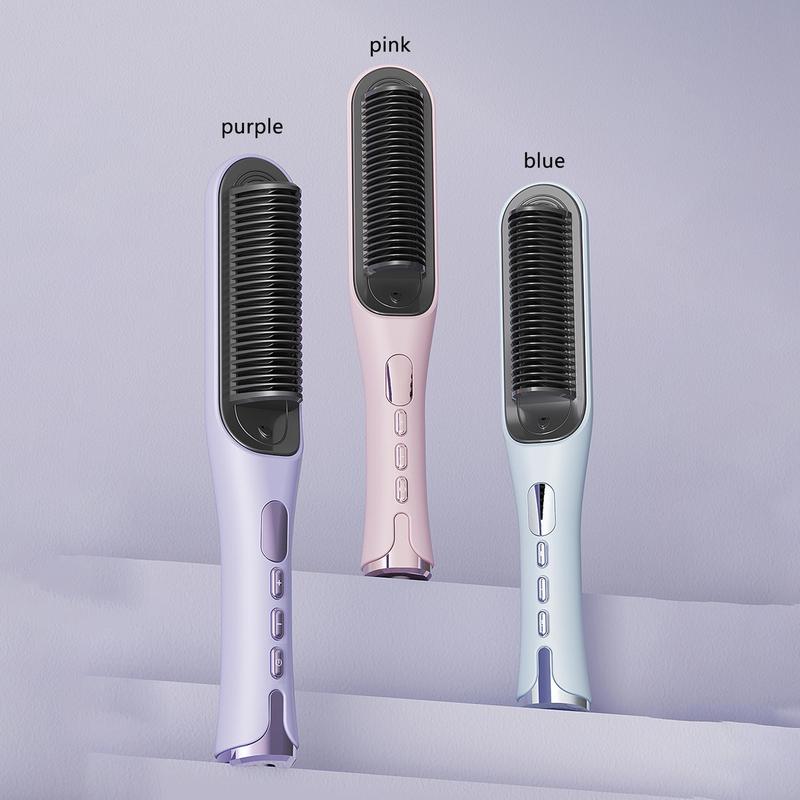 Hair Straightener, 1 Box LCD Display Hair Straightener & Curler, Hair Styling Comb, Hair Straightening Tool for Home & Salon Use