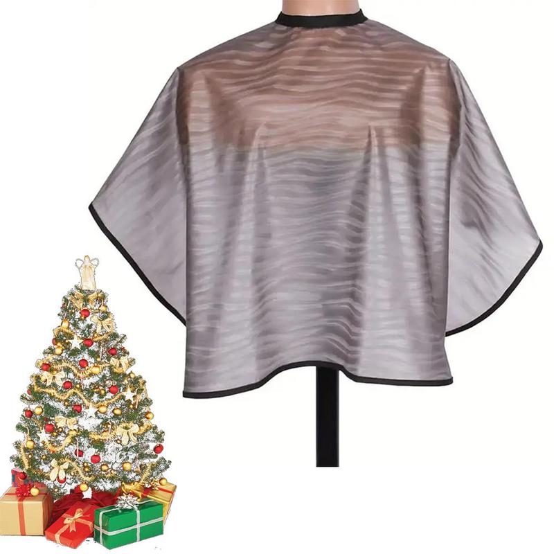 Hair Dyeing Cape, Unisex Waterproof Makeup Apron, Breathable Hairdressing Permed Shawl, Professional Hair Styling Tools for Salon & Barber Shop, Christmas Gift