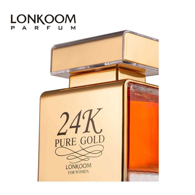 24k gold pink EDP 100ml perfume Sweet Vanilla Sweet Fruity Perfume Long Lasting 4-6 hours Perfume for Women & Men Sweet Fruity Original Authentic