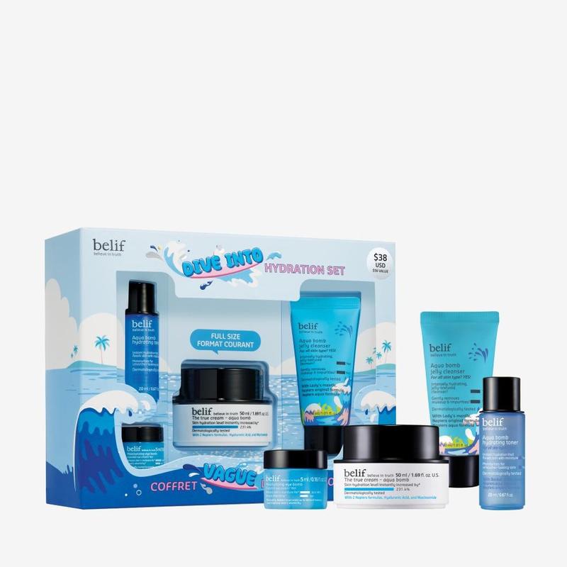 Dive into Hydration Set K-Beauty Moisturizing Value Set Cleanser Cleansing