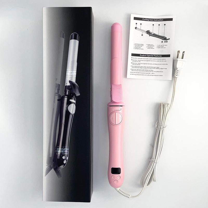 Automatic Rotating Hair Curler, Electric Heated Curling Hair Iron, Curler Hair, Electric Curler, Portable Hair Styling Tool for Home & Travel, Hair Straightener for Women & Girls