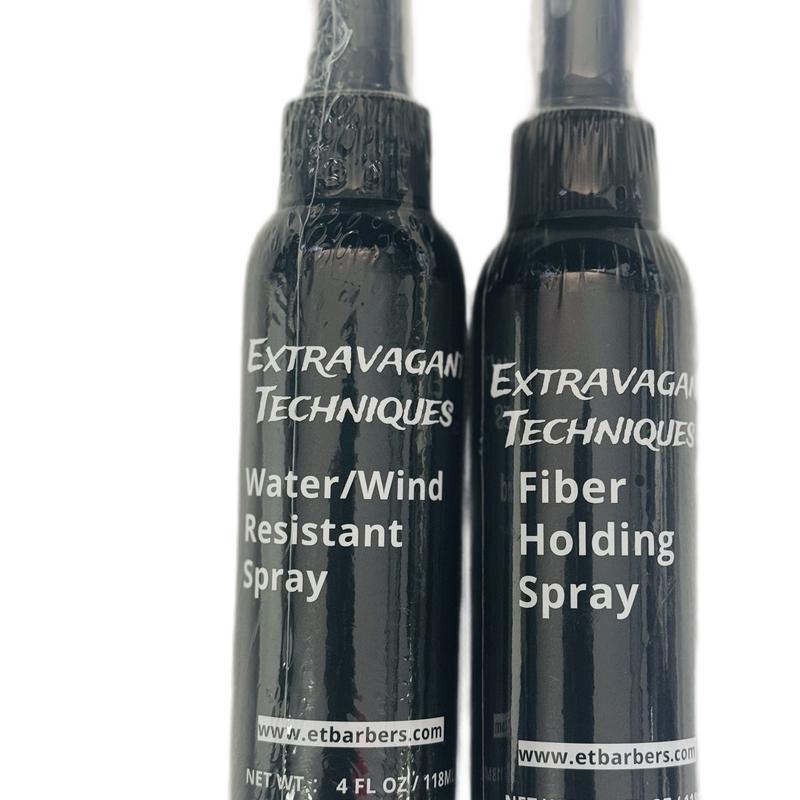 Water Resistant and Fibers Hold Combo Spray for Haircare