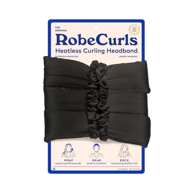 The Original Heatless Curling Headband - Black