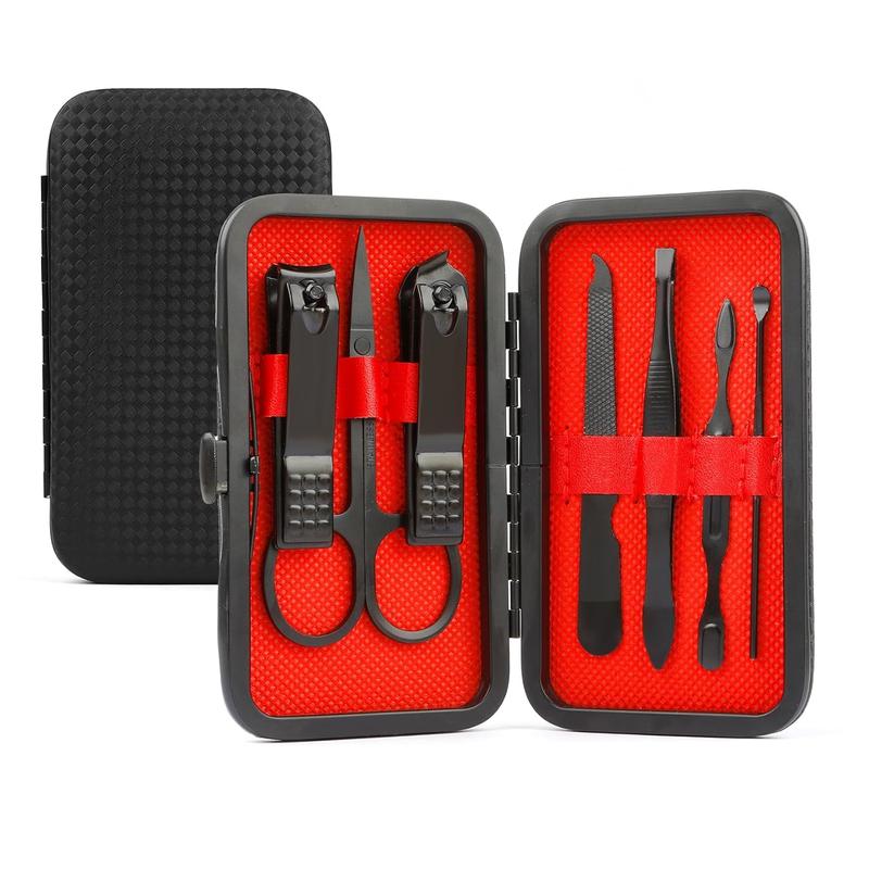 Manicure Set, Stocking Stuffer for Men,  Clipper Kit,  Clipper Set,  Care Kit, 8 In 1 Manicure Kit  Kit Stainless Steel Facial Pedicure Care Tool, Christmas Gifts for Men Dad Teens