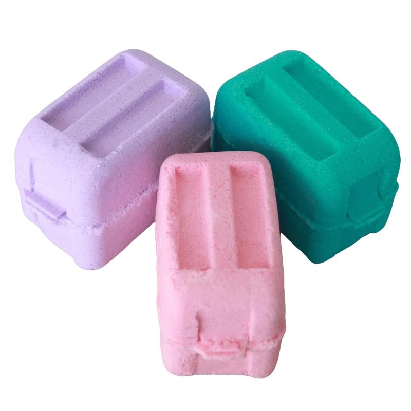 Toaster Bath Fizzies - Various Scents Available! - Silky Bath Feel with Cocoa Butter and Arrowroot Powder Body Care Body Wash Cream Foaming Cream Foaming