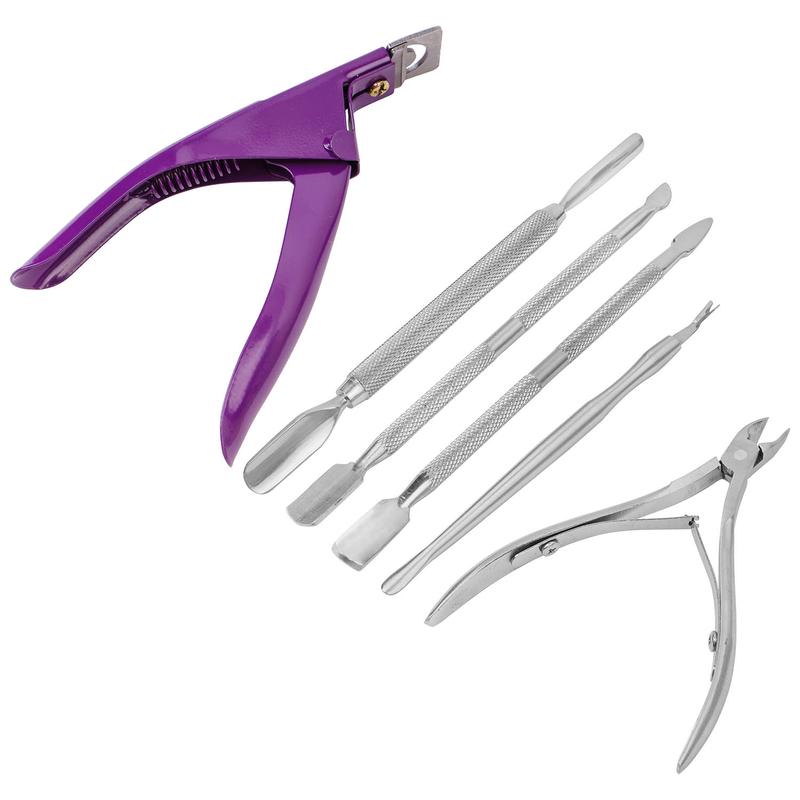 SHANY Premium Manicure-Pedicure Tool Set - All in one Nail Care Kit Stainless Steel Nail Edge Cutter, Cuticle Clipper, Cuticle Pusher, Double Edged Nail Scrapper Trimmer and Cleaner.