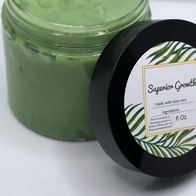 Superior growth grease, all natural hair grease,aloe Vera hair grease, hair growth grease, hair moisturizer, hair growth, thick hair Organic Hair, Nutrition