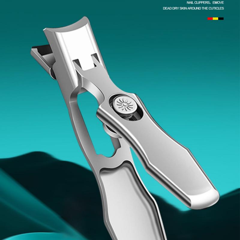 Thick Toenail Clippers Long Handle Stainless Steel Clippers for Adult Man Women - Effortless & Ultra Sharp Manicure Nail Care