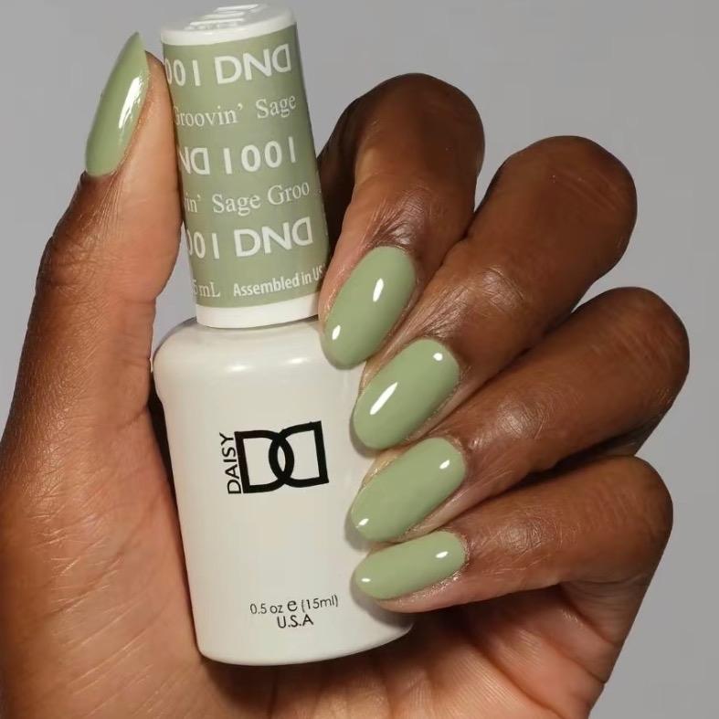 DND 1001 Sage Groovin Gel and Lacquer Duo nail care nail art