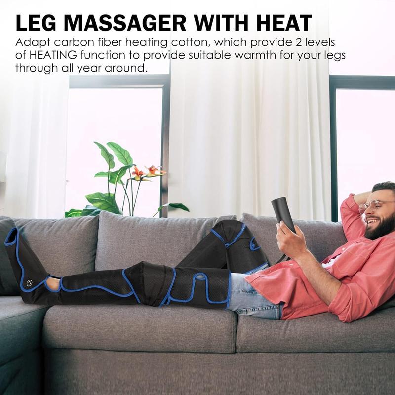 The TOLOCO leg massager is an ideal gift for special occasions, providing comfort and relaxation. Featuring advanced circulation technology, 6 massage modes, and 3 vibration settings, it rejuvenates and soothes tired leg muscles