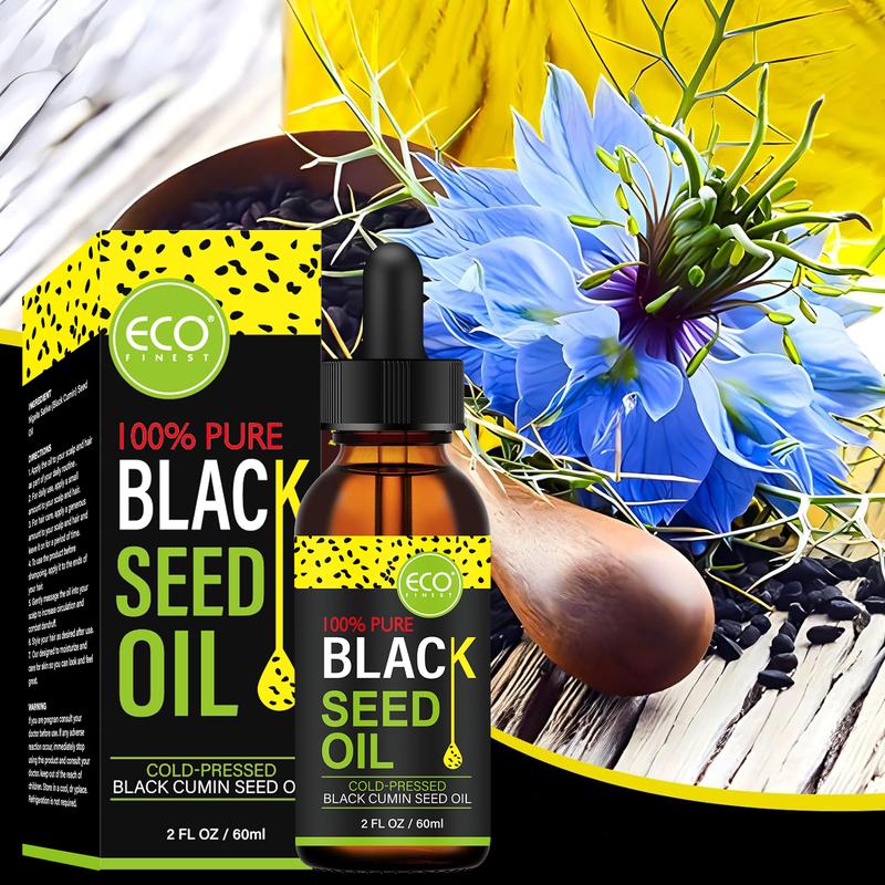 ECO Black Pepper Essential oil 100% pure, glycerin infused into all skin types nourishes skin care ideal for face, body, hair, nail massage