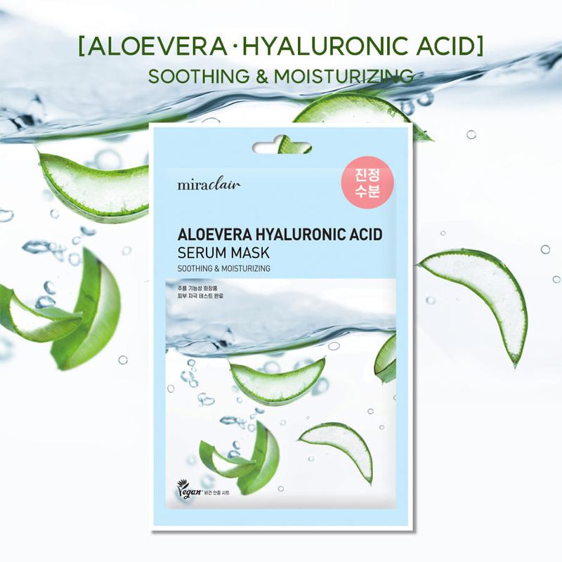 miraclair Aloevera Hyaluronic Serum Mask