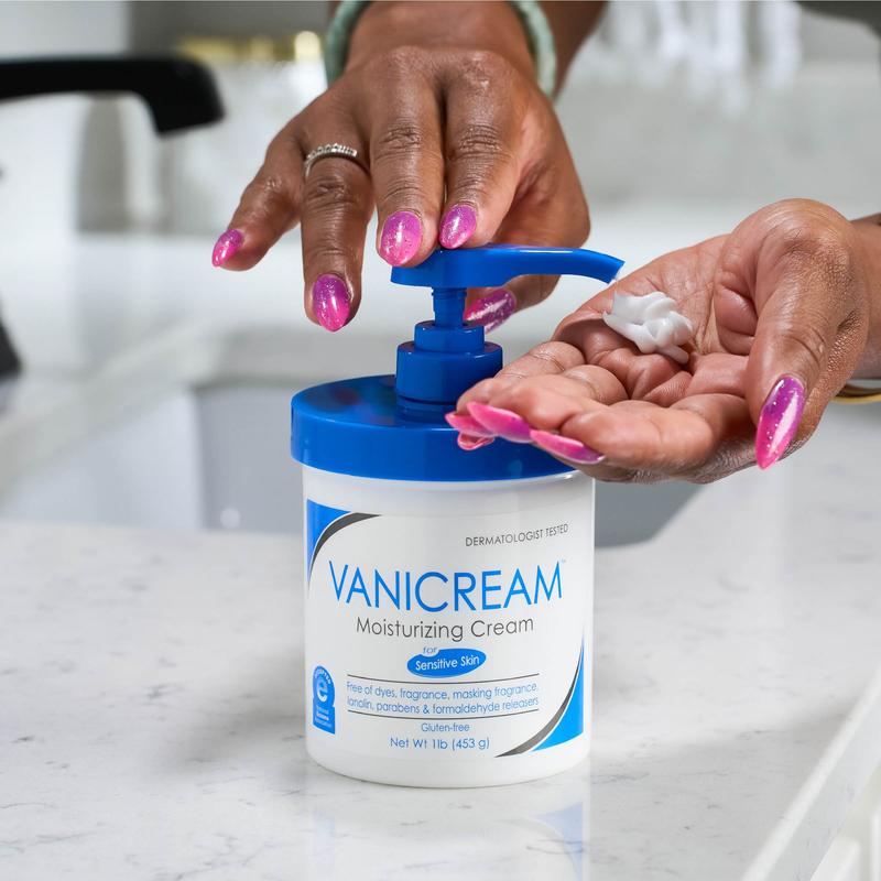 Vanicream Moisturizing Cream with Pump, Fragrance Free Moisturizer