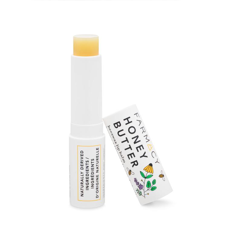 Farmacy Honey Butter Beeswax Lip Balm - Natural Lip Moisturizer Chapstick for Dry Cracked Lips