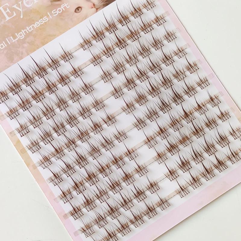 Natural Look Eyelashes Extensions, 1 Box Individual False Eyelashes, Self Grafting Eyelash Extensions, Soft False Eyelashes for Women Eye Makeup Enhancement