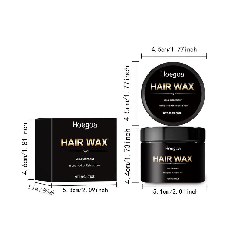 Hair Wax, Hair Styling Gel for Men, Long Lasting Hair Styling Gel, Deeply Moisturizing Hair Care Product for Men & Women