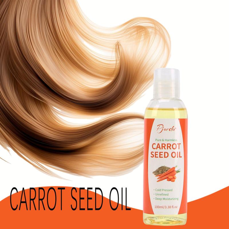 Carrot Seed Oil, Natural & Gentle Essence Oil, Cold Pressed Carrot Seed Oil, Body Oil for All Skin Types, Skin Care Product for Women & Men