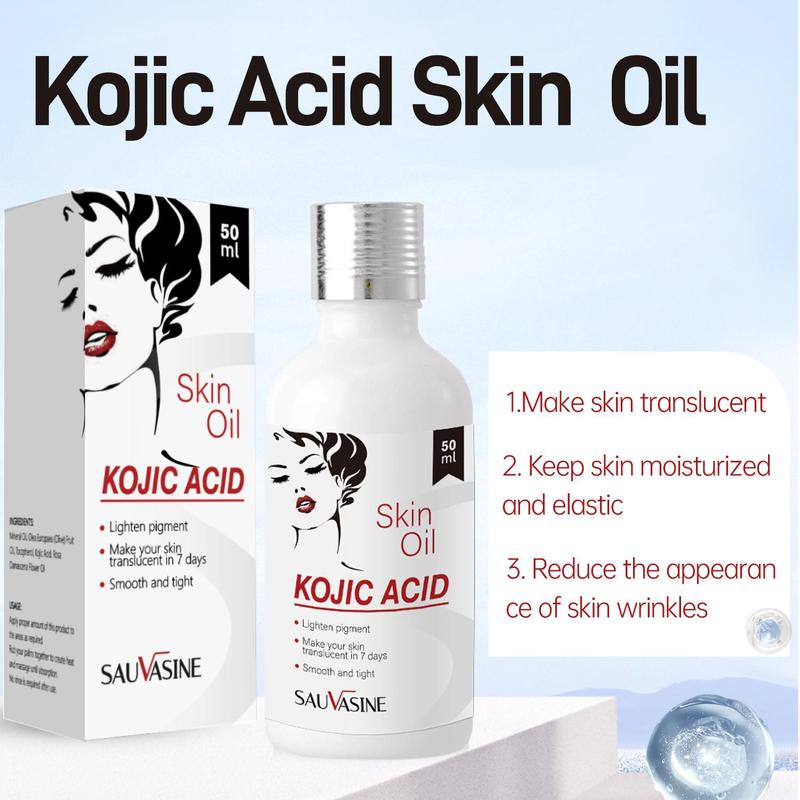 Kojic Acid Skin Care Kit, 3 Counts set Soap & Cream & Oil, Moisturizing Skin Care Kit, Deep Hydrating Skin Care Kit for Women & Men