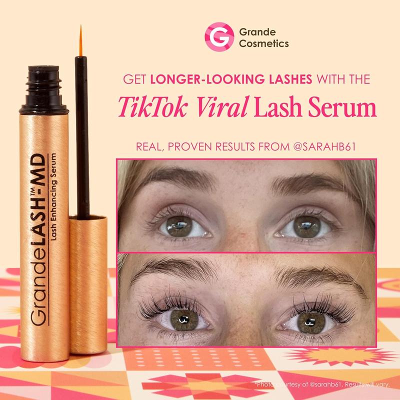 GrandeLASH-MD Lash Enhancing Serum – Grow Long, Fuller Lashes Naturally